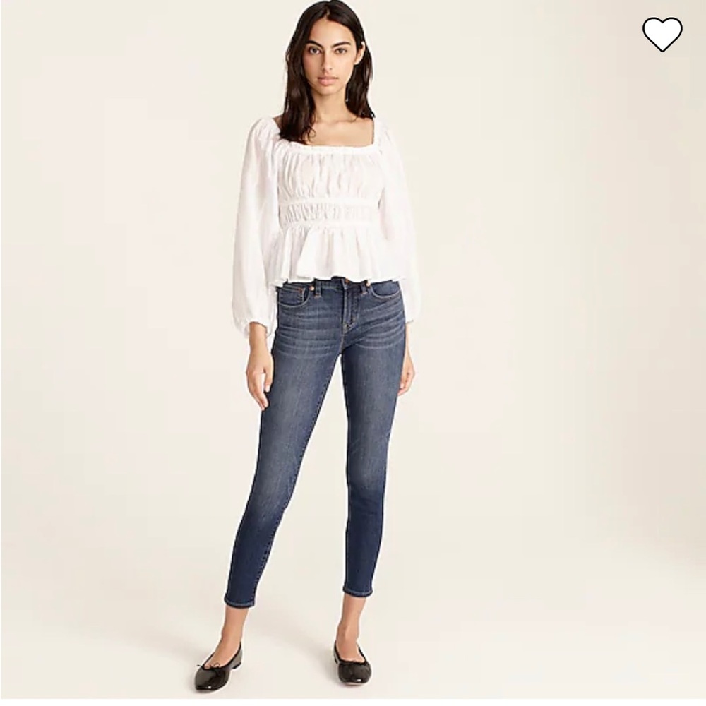 J Crew toothpick stretch jeans Size 27